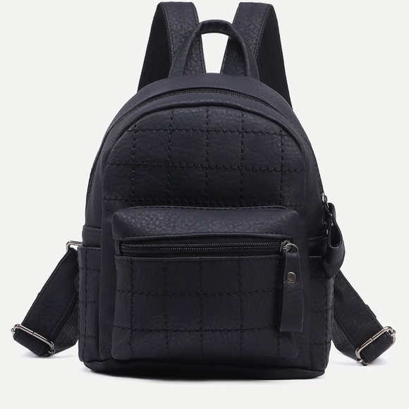 Handbags - Black faux leather mini backpack